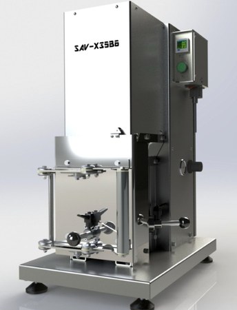 2015年 X35B6 半自动真空旋盖机 关门状态